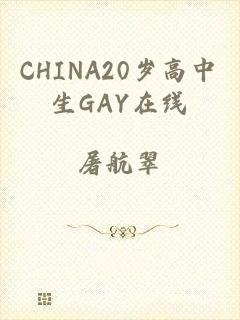 CHINA20岁高中生GAY在线