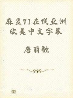 麻豆91在线亚洲欧美中文字幕